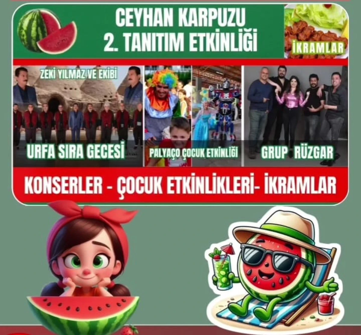 2. Ceyhan Karpuzu tanıtım etkinliği ne zaman yapılacak?