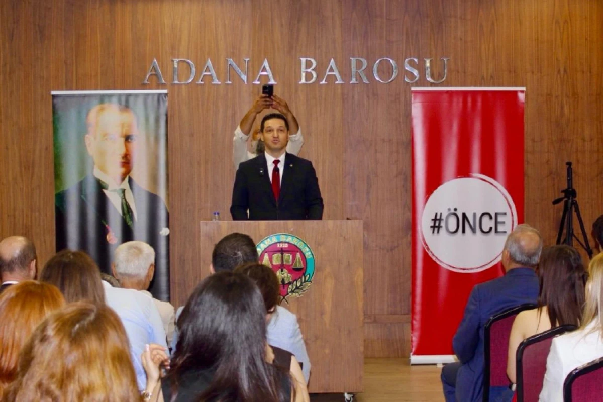 Adana Barosu Başkanı Volkan B&ouml;ke yeniden adaylığını a&ccedil;ıkladı 