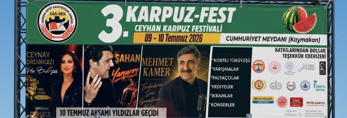 Adana karpuzunun tanıtım yolculuğu Ceyhan&rsquo;da devam ediyor