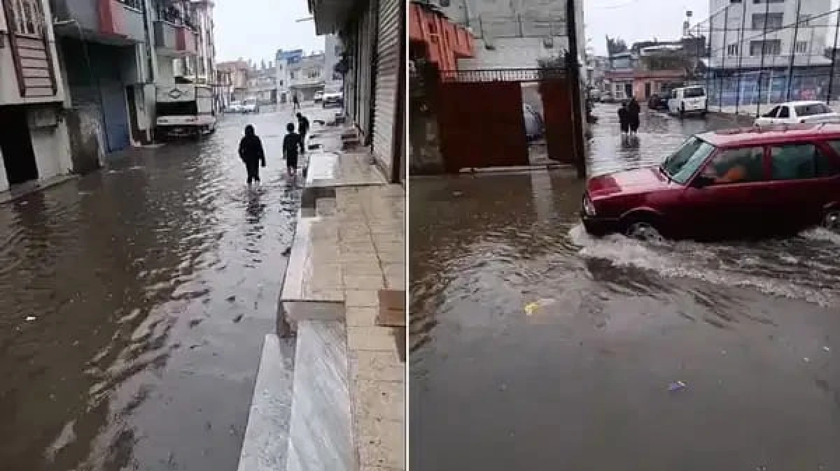 Adana'yı sağanak vurdu: Yollar göle döndü!