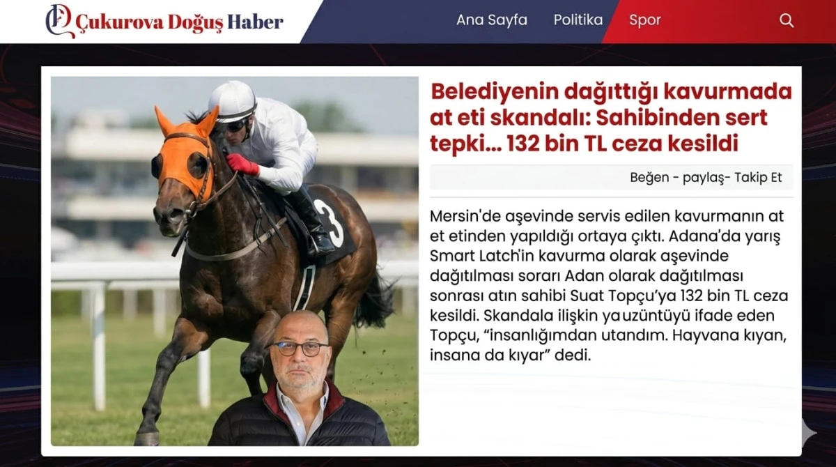 Belediyenin dağıttığı kavurmada at eti skandalı: Sahibinden sert tepki... 132 bin TL ceza kesildi