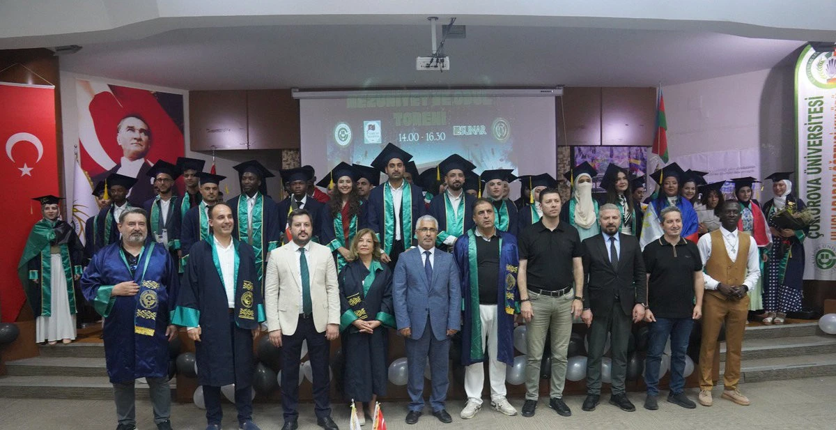 &Ccedil;ukurova &Uuml;niversitesi&rsquo;nde Mezuniyet Coşkusu: MYO ve Uluslararası &Ouml;ğrenciler Diplomalarına Kavuştu