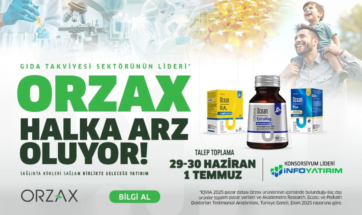 Orzax Halka Arz İ&ccedil;in Talep Toplamaya Başlıyor: Hedef 3,6 Milyar TL&rsquo;lik B&uuml;y&uuml;kl&uuml;k